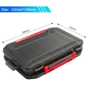 Fishing Tackle Box Lure Storage 14 Compartments Double Sided Open Case Strength Container Baits Gear Accesorios Pesca Tools Set