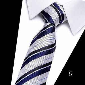 160 Colors Fashion Dropshipping Silk Necktie Wedding Accessories Dot Blue Man Fit Workplace Tie Men Necktie Gravatas