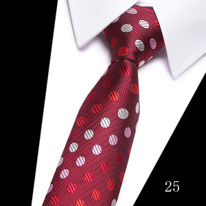160 Colors Fashion Dropshipping Silk Necktie Wedding Accessories Dot Blue Man Fit Workplace Tie Men Necktie Gravatas