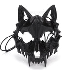 Halloween Carnival Party Mask Anime Dragon God Skeleton Half Face Masks Bone Skull Animals Mask Cosplay Dance Prom Costume Props