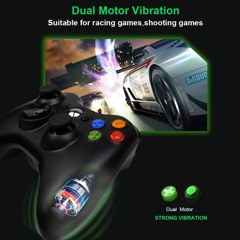 2.4G Wireless Gamepad For Xbox 360 Console Controller Receiver Controle For Microsoft Xbox 360 Game Joystick For PC win7/8/10