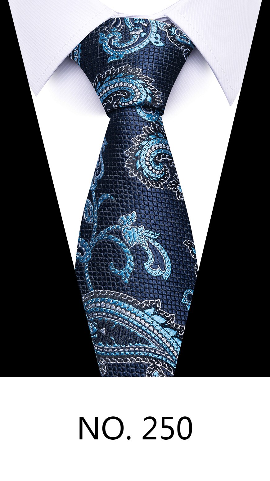 Newest design 7.5 and 8 cm Luxurious Silk Necktie Men Tie Gravatas Dark Gray Striped Shirt Accessories Man&#39;s New Year&#39;s Day