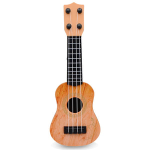 Mini Guitar 4 Strings Classical Ukulele Guitar Toy Musical Instruments for Kids Children Beginners Early Education Small Guitar