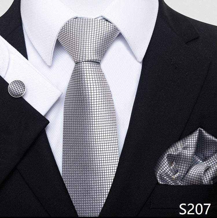 Fashion Brand Nice Handmade Silk Tie Handkerchief Cufflink Set For Men Necktie Orange Paisley Shirt Accessories lover&#39;s day