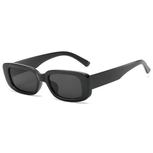 2022 Small Rectangle Sunglasses Women Oval Vintage Brand Designer Square Sun Glasses UV400 Shade Anti-glare Retro Female Eyewear