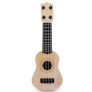 Mini Guitar 4 Strings Classical Ukulele Guitar Toy Musical Instruments for Kids Children Beginners Early Education Small Guitar