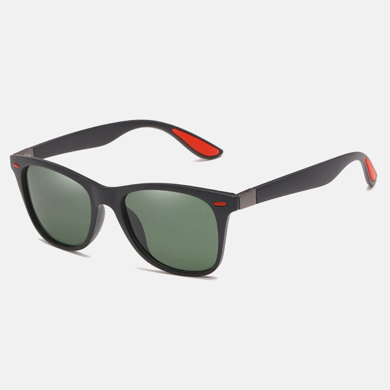 8 Colors Classic Square Polarized Sunglasses Men Women Brand Designer Vintage Driving Goggle Rivet Mirror Male Sun Glasses