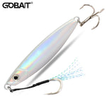 Metal Fishing Lure 10g 15g 20g Shore Cast Hook Swimbait Spoon Jig Artificial Bait Laser Cover Pike Trout Pesca Spinning Tackle