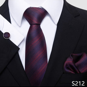 Fashion Brand Nice Handmade Silk Tie Handkerchief Cufflink Set For Men Necktie Orange Paisley Shirt Accessories lover&#39;s day