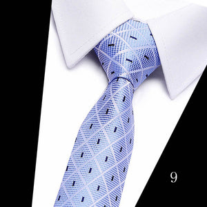 160 Colors Fashion Dropshipping Silk Necktie Wedding Accessories Dot Blue Man Fit Workplace Tie Men Necktie Gravatas