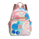 Vento Marea Mini Backpack 2021 Flower Printing Women Shoulder Bag Preppy Style Waterproof Nylon Female Rucksack Purses For Girls