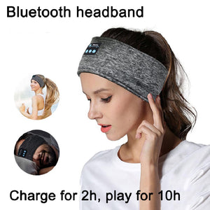 Wireless Bluetooth Music Headband Running Sport Elastic Sweatband Headbands Sleeping Headwear Headphone Speaker Headset