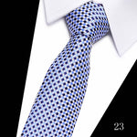 160 Colors Fashion Dropshipping Silk Necktie Wedding Accessories Dot Blue Man Fit Workplace Tie Men Necktie Gravatas