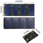 Foldable Solar Panel Charger 30W Waterproof Backpack Folding Sun Power Solar Cells for Mobile Phone Car RV Boat Camping Outdoor