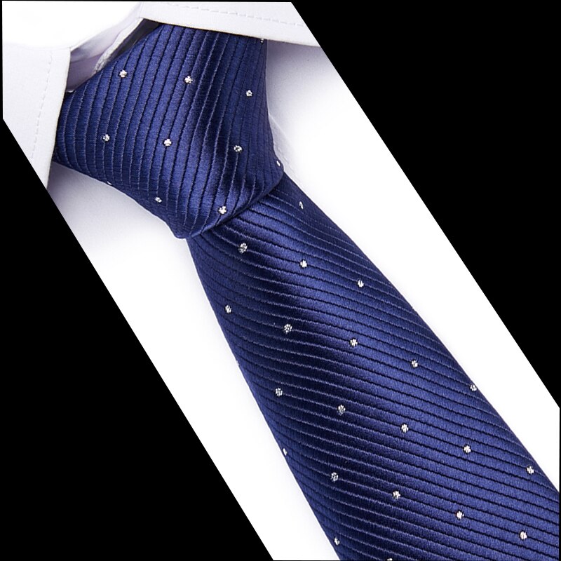 160 Colors Fashion Dropshipping Silk Necktie Wedding Accessories Dot Blue Man Fit Workplace Tie Men Necktie Gravatas