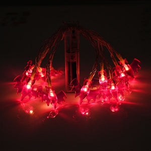 150cm 10LED Halloween LED String Lights Portable Pumpkin Ghost Skeletons Lights for Home Bar Halloween Party Decor Supplies 2022