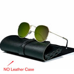 Leonlion Round Retro Sunglasses Men 2022 Round Vintage Glasses for Men/Women Luxury Eyewear Men Metal Lunette Soleil Homme UV400