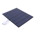 30W Solar Panel Portable 5V Fast-charging Cell Board Outdoor Emergency Charging Battery Camping Hiking Travel Phone Charger