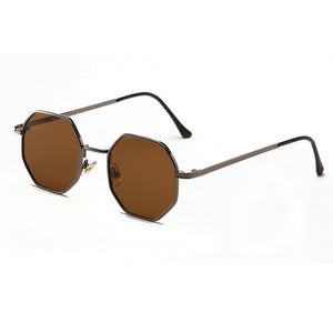 Trend Square Sunglasses Luxury Brand Sun Glasses Women Men Fashion Small Frame Polygon Sun Mirror Gradient Men&#39;s Gafas De Sol UV