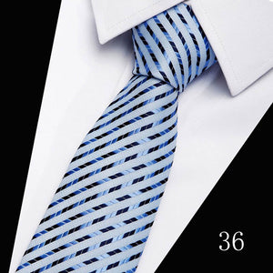 160 Colors Fashion Dropshipping Silk Necktie Wedding Accessories Dot Blue Man Fit Workplace Tie Men Necktie Gravatas