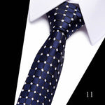 160 Colors Fashion Dropshipping Silk Necktie Wedding Accessories Dot Blue Man Fit Workplace Tie Men Necktie Gravatas