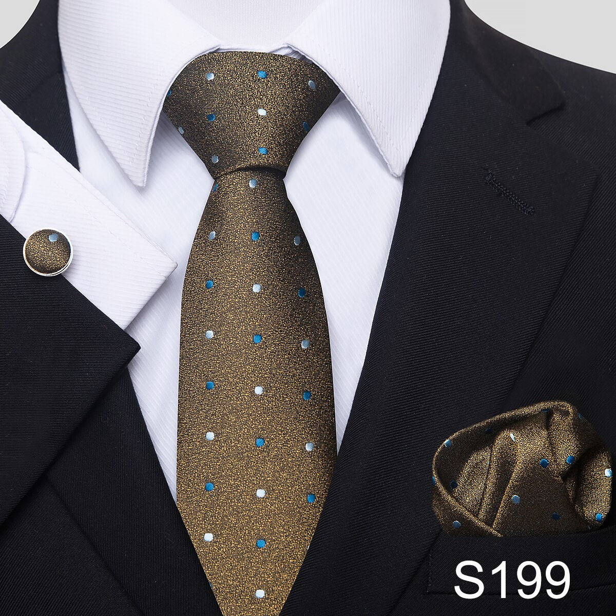 7.5 cm Great Quality Birthday Gift Tie Hanky Cufflink Set Necktie For Men Formal Clothing Purple hombre Gift for Boyfriend
