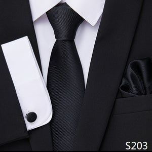 Fashion Brand Nice Handmade Silk Tie Handkerchief Cufflink Set For Men Necktie Orange Paisley Shirt Accessories lover&#39;s day