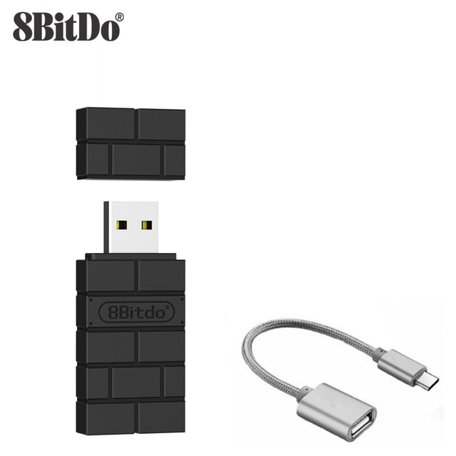 8Bitdo USB Bluetooth Wireless Adapter Receiver For Windows Mac For Nintend Switch For PS5 PS4
