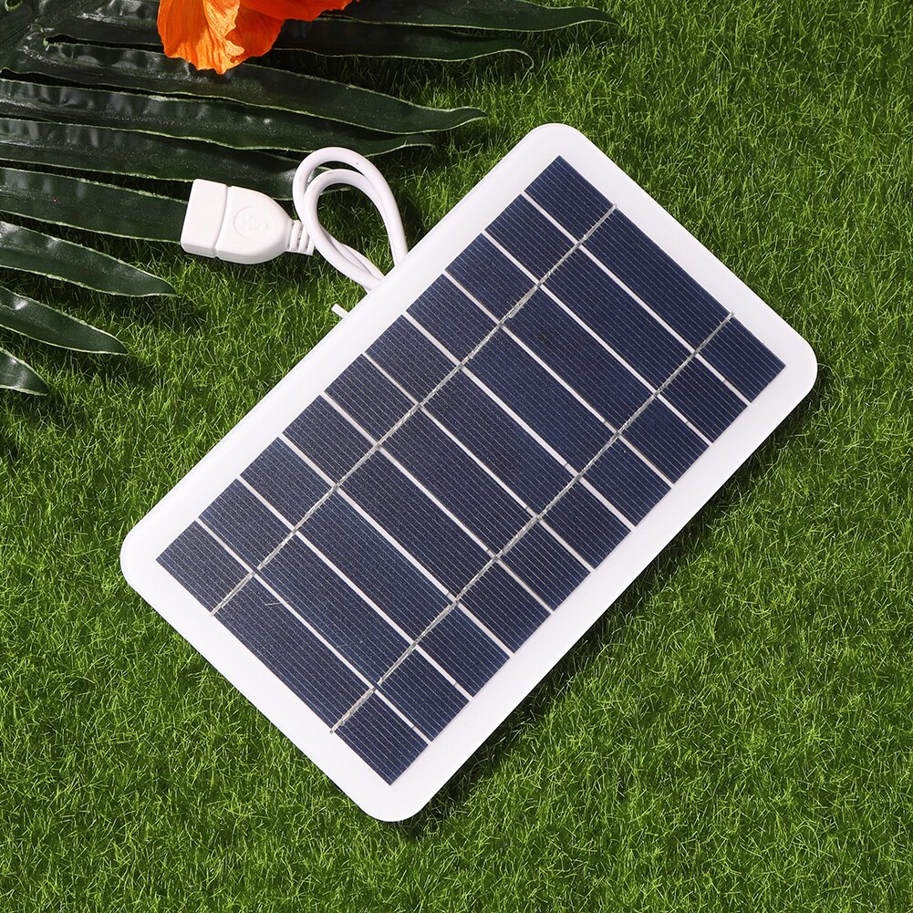 USB Solar Panel Study Silicon Battery Charger Outdoor Travel USB Polysilicon DIY Solar Panel for Light Mobile Phone Battery