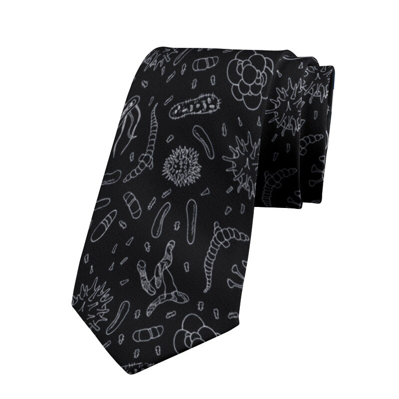 Novelty Design Cute Printed Neck Ties Men 8CM Slim Casual Creative Festival Party Mens Ties Wedding Party Accessories Neckties