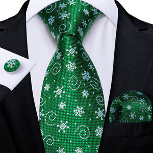 Mens Christmas Tie Set Red Blue 8cm Wide Silk Neck Tie Gift For Men Wedding Accessories