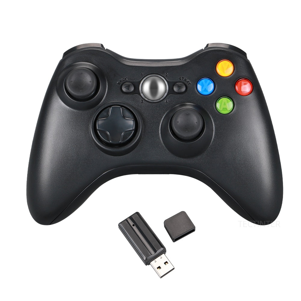 2.4G Wireless Gamepad For Xbox 360 Console Controller Receiver Controle For Microsoft Xbox 360 Game Joystick For PC win7/8/10