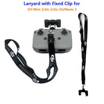 Remote Controller Lanyard NeckStrap w Fixed Clip Hook for DJI MINI 2/Mini 3 Pro Air 2S/Mavic Air 2/DJI Mavic 3 Drone Accessories