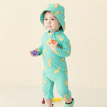 2022 Children&#39;s One Piece Swimsuit Sunscreen Quick-Dry Baby Surfing Suit for Boys Girls Swimwear Toddler Bathing Suit