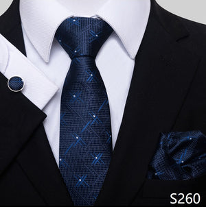 Fashion Brand Nice Handmade Silk Tie Handkerchief Cufflink Set For Men Necktie Orange Paisley Shirt Accessories lover&#39;s day