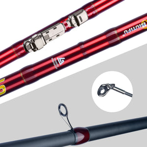 BIUTIFU Telescopic Fishing Rod 4/4.5/5/5.5/6/6.5m T800 Carbon Travel UltraLight Spinning Float Outdoor 30g Trout Bolognese Pole