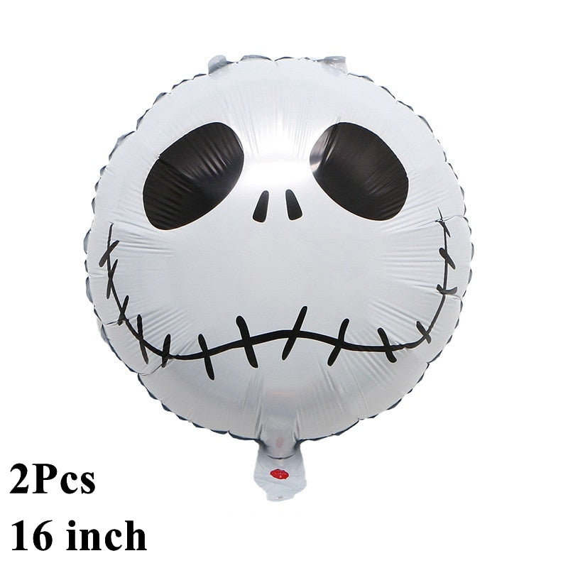 12/1PCS Halloween Ghost Balloons Toys Spider Witch Bat Pumpkin Skeleton Horror Halloween Party Decoration Festival Party Supply