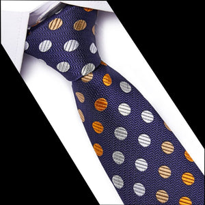 160 Colors Fashion Dropshipping Silk Necktie Wedding Accessories Dot Blue Man Fit Workplace Tie Men Necktie Gravatas