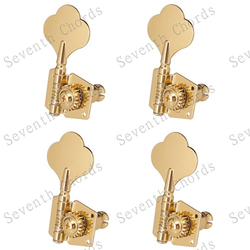 A Set 4Pcs 5Pcs 6Pcs Sliver Gold Opened Electric Bass Guitar Tuning Pegs Machine Heads Tuners For Bass Guitar Accessories Parts