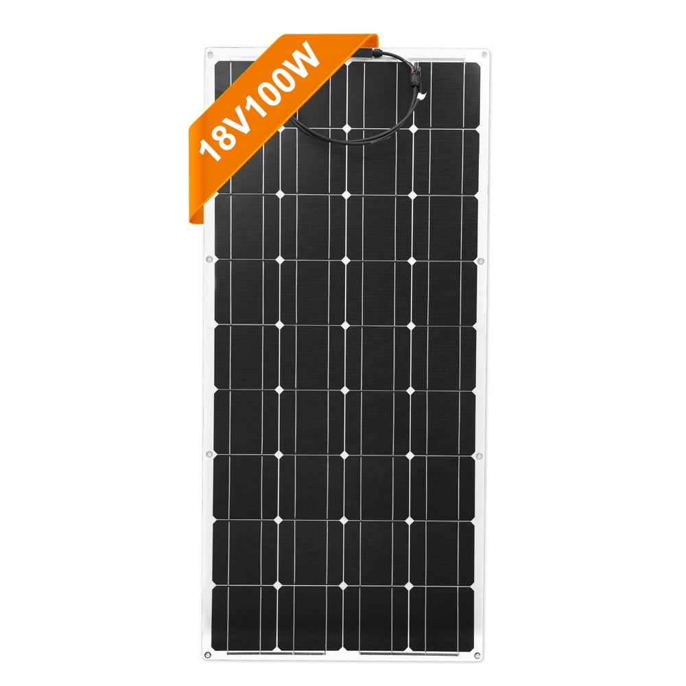 Dokio 18V/16V 100W 200W Flexible Monocrystalline Solar Panel Charge 12V Battery For Car/Boat/ Home Waterproof Solar Panel China