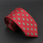 New Blue Printed Men&#39;s Tie Novelty Animal Fruit Pattern Neck Ties S lim Jacquard Woven High Quality Gravatas Accessories For Men