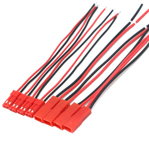 20pcs 100mm 150mm 200mm JST Male Female Connector Plug For RC Lipo Battery Car Boat Drone Airplane ( 10 pair )