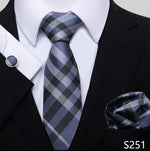 Fashion Brand Nice Handmade Silk Tie Handkerchief Cufflink Set For Men Necktie Orange Paisley Shirt Accessories lover&#39;s day
