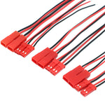 20pcs 100mm 150mm 200mm JST Male Female Connector Plug For RC Lipo Battery Car Boat Drone Airplane ( 10 pair )