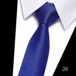 160 Colors Fashion Dropshipping Silk Necktie Wedding Accessories Dot Blue Man Fit Workplace Tie Men Necktie Gravatas