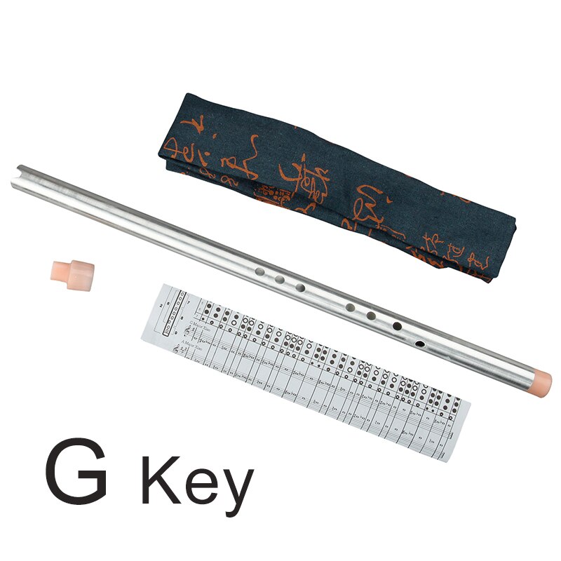 Classical Vertical Flute Aluminum Alloy Metal XIAO Mouth Piece Inclued Musical Instrument Professional  Flute for Beginner