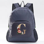 Foldable Backpack Camping Ultralight Folding Travel Bag Hiking Backpack Gold Letter Series Outdoor Sports Rucksack for Men Women
