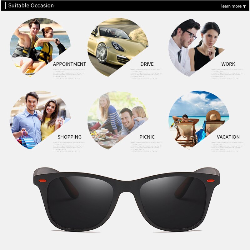 8 Colors Classic Square Polarized Sunglasses Men Women Brand Designer Vintage Driving Goggle Rivet Mirror Male Sun Glasses