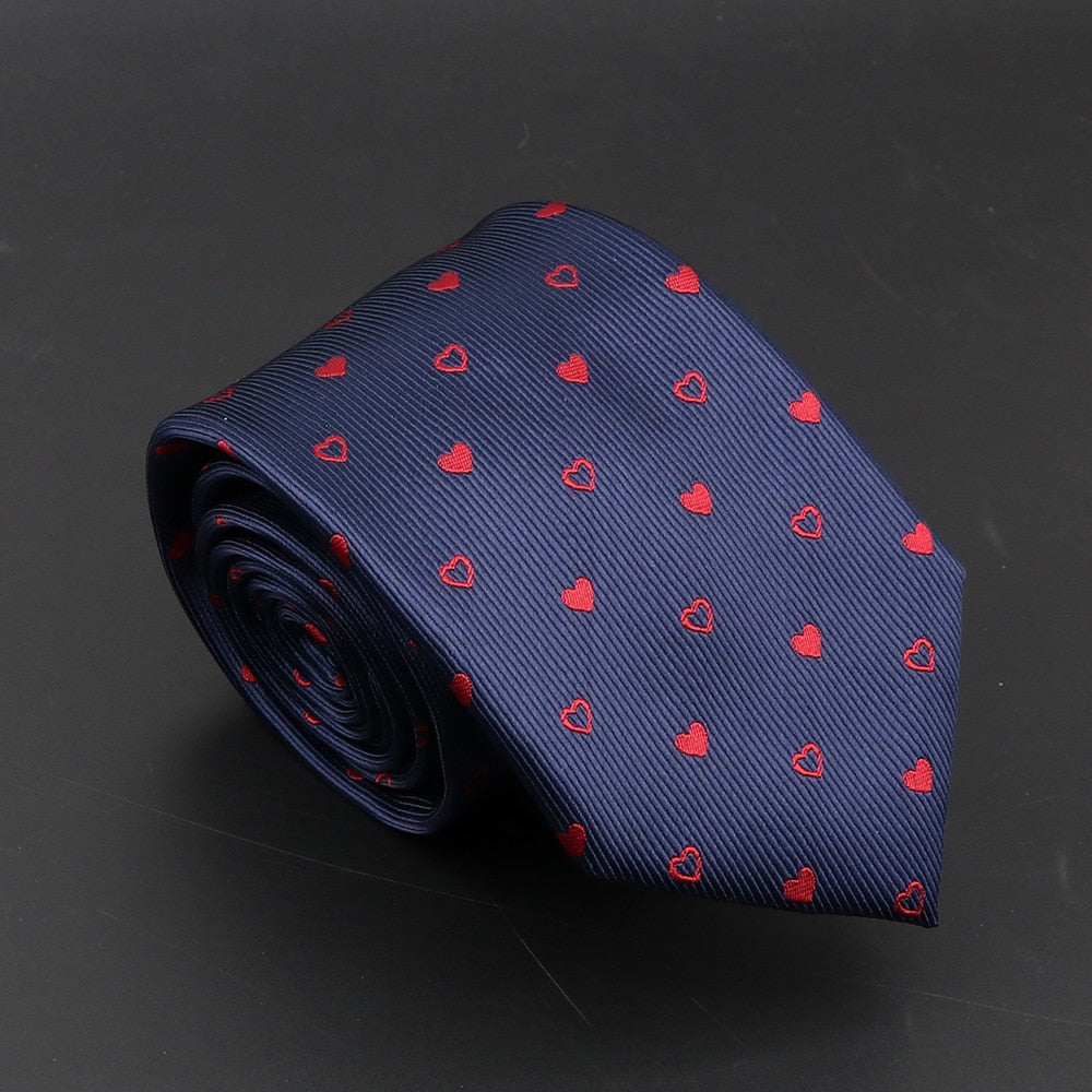 New Blue Printed Men&#39;s Tie Novelty Animal Fruit Pattern Neck Ties S lim Jacquard Woven High Quality Gravatas Accessories For Men