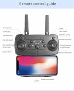 2021 NEW Drone 4k profession HD Wide Angle Camera 1080P WiFi fpv Drone Dual Camera Height Keep Drones Camera Helicopter Toys
